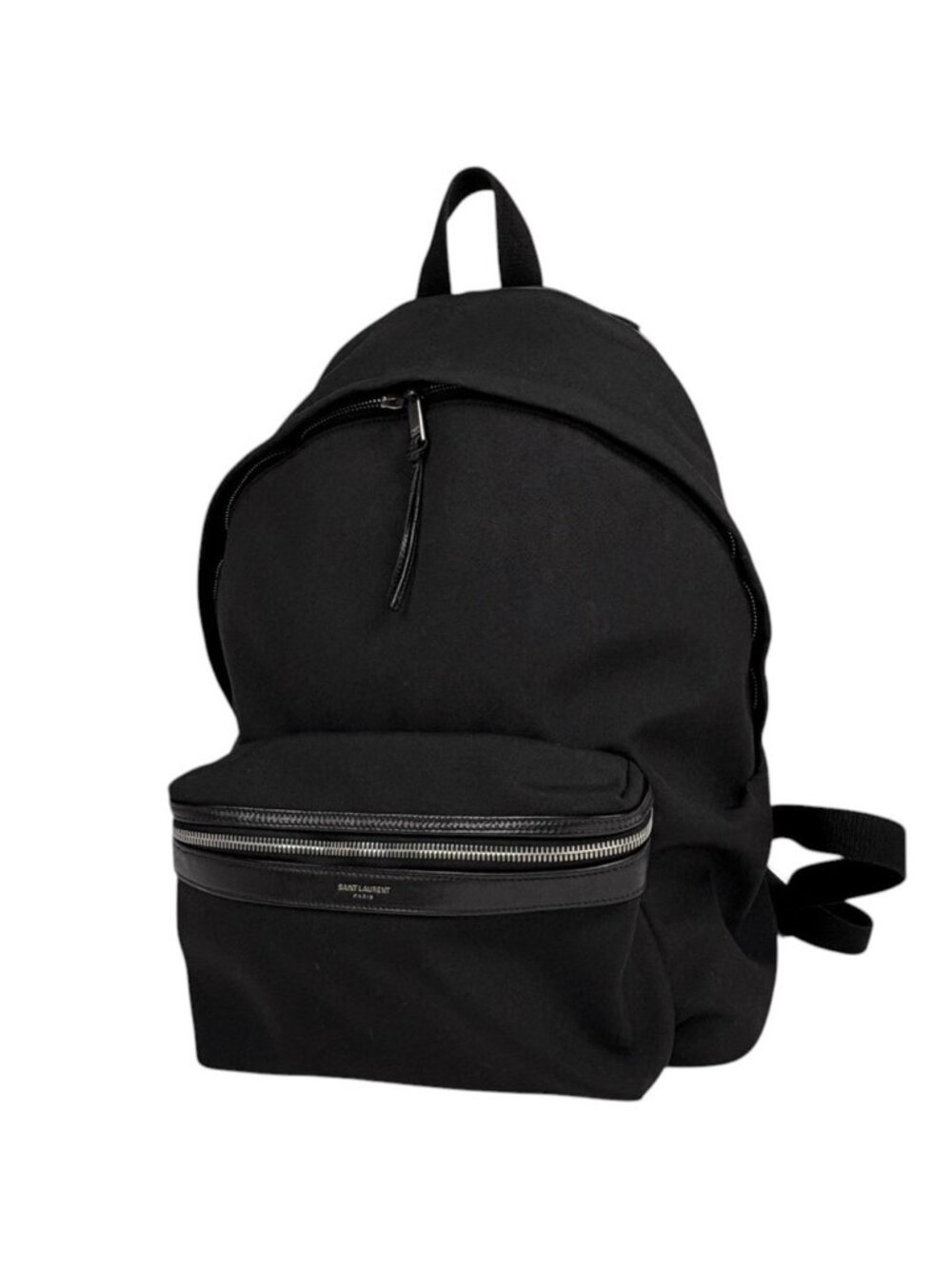 Saint Laurent Backpack Canvas Black